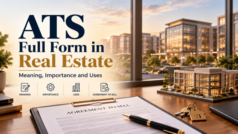 ATS full form in real estate showing an Agreement to Sell property document