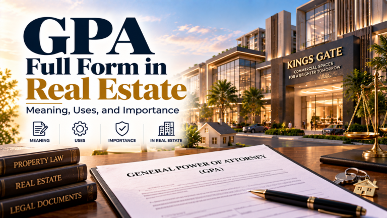 GPA full form in real estate showing General Power of Attorney and property documents